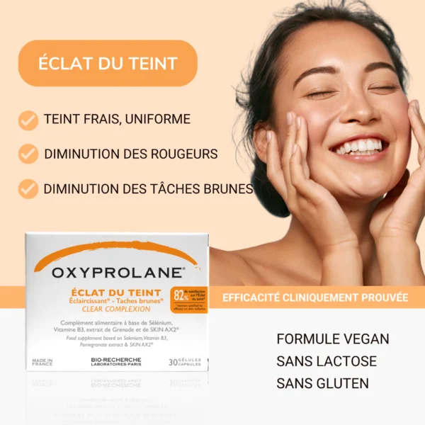 Oxyprolane Eclat du Teint - Bio Recherche - beauté de la peau- complement alimentaire