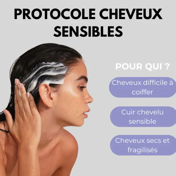 Protocole Cuir chevelu sensible cheveux Caditar 3