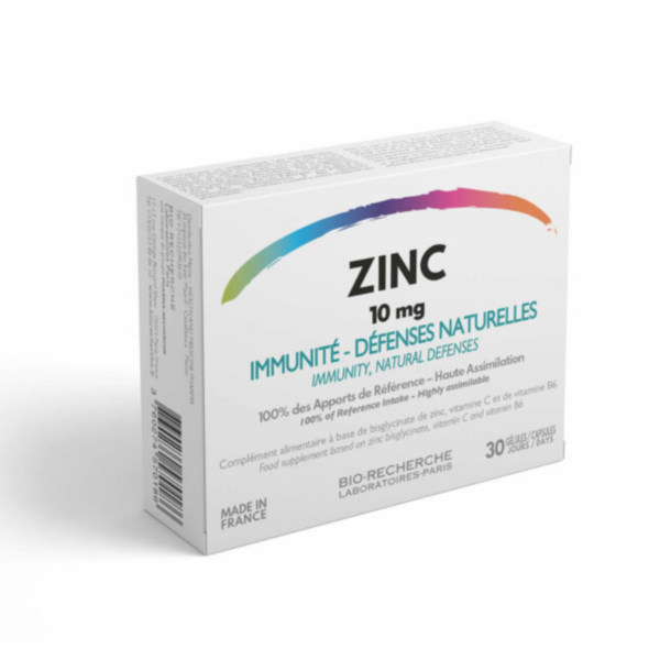 Zinc - 10mg - Immunité et défenses naturelles – Image 2