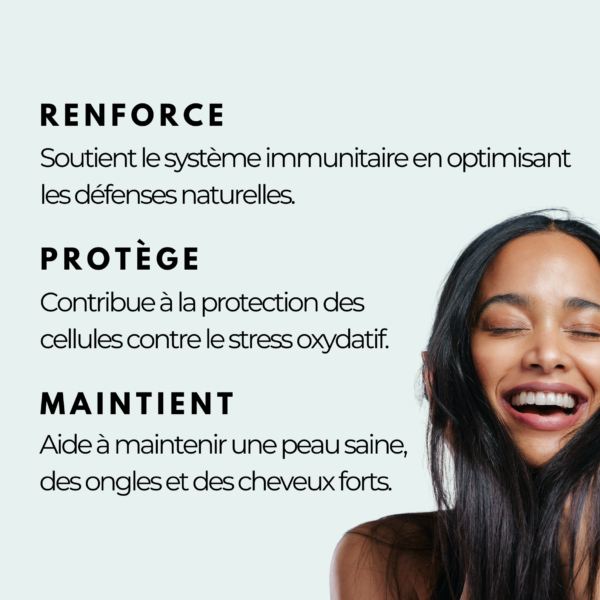 Zinc - 10mg - Immunité et défenses naturelles – Image 3