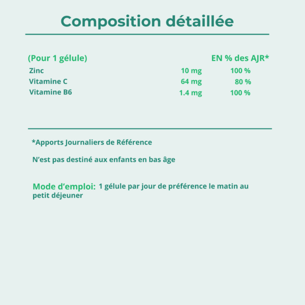 Zinc - 10mg - Immunité et défenses naturelles – Image 5