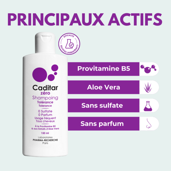 Shampoing pour cuir chevelu sensible Caditar Zéro – Image 5