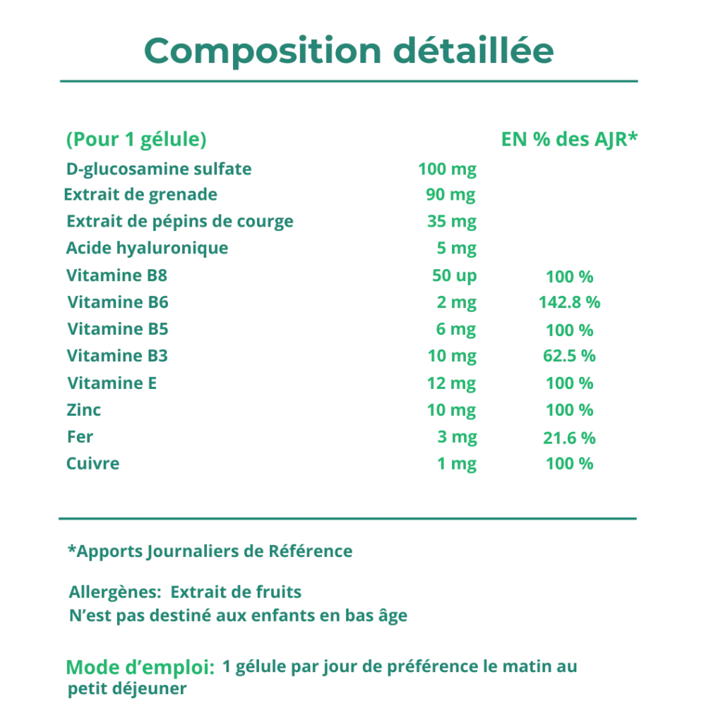 compo OXYPROLANE - Cheveux&Ongles