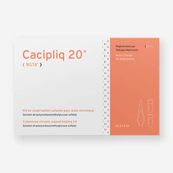 CACIPLIQ20® RGTA® - Kit de cicatrisation cutanée pour plaie chronique - (2 X ampoules 5ml) – Image 2